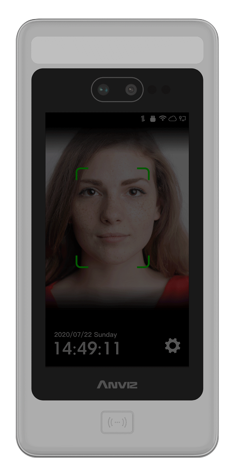  Anviz FaceDeep 5 controllo accessi riconoscimento facciale in assenza  di luce